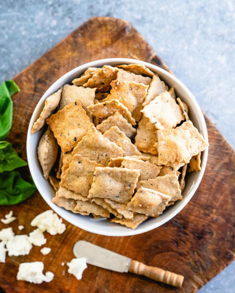 Homemade Crackers Recipe (Easy DIY!) A Couple Cooks