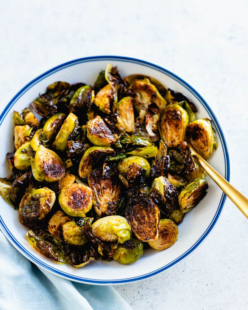 Spicy Brussels sprouts