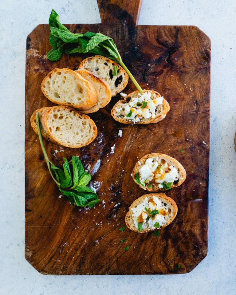 Goat Cheese Crostini A Couple Cooks