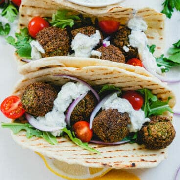 Falafel sandwich