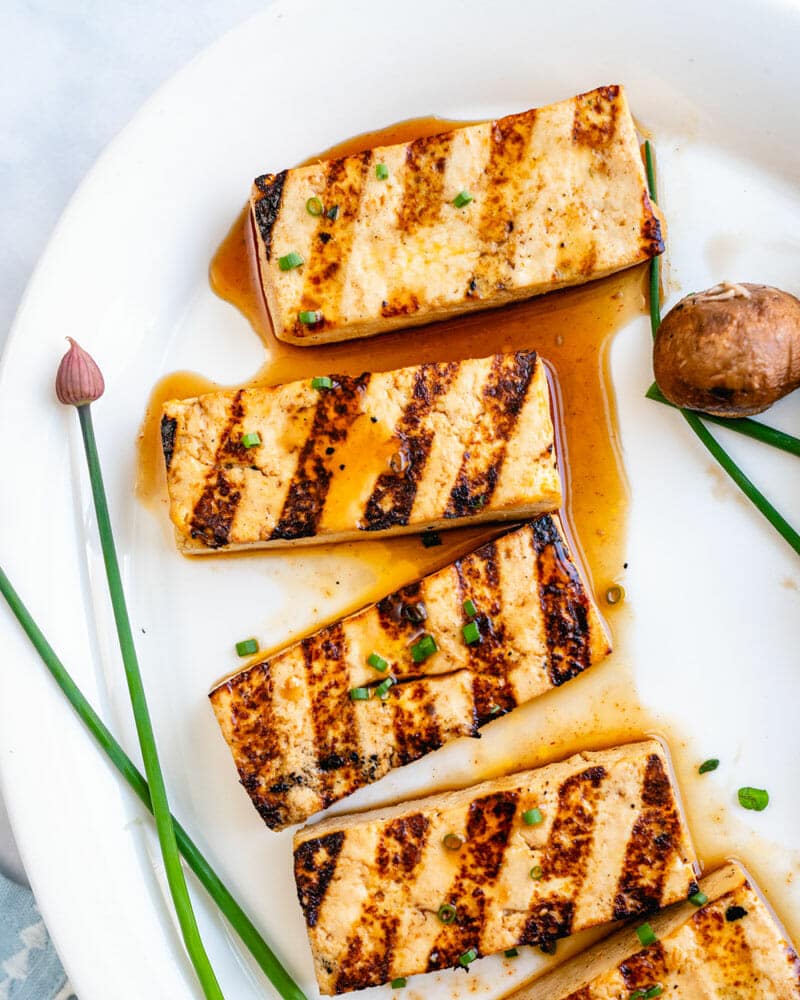 Grilled tofu