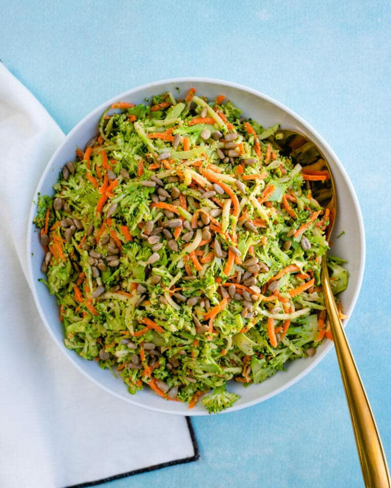 Classic Broccoli Slaw (Fresh & Easy!) A Couple Cooks