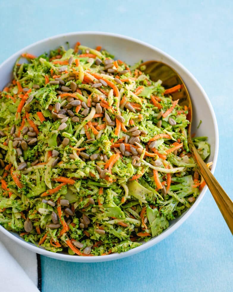 Classic Broccoli Slaw (Fresh & Easy!) A Couple Cooks