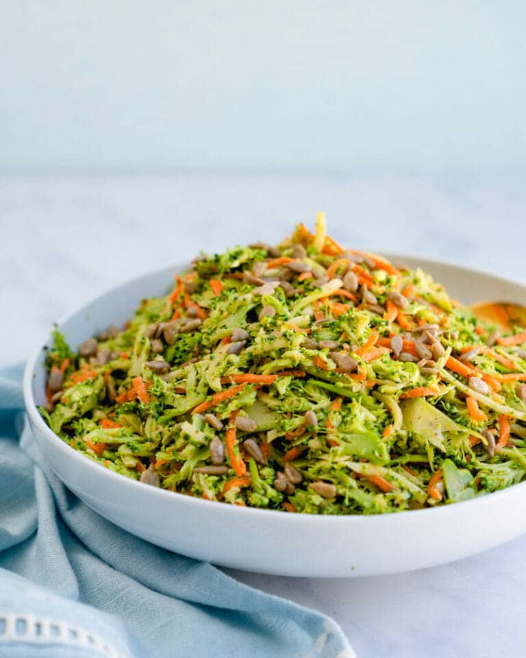 Classic Broccoli Slaw (Fresh & Easy!) A Couple Cooks
