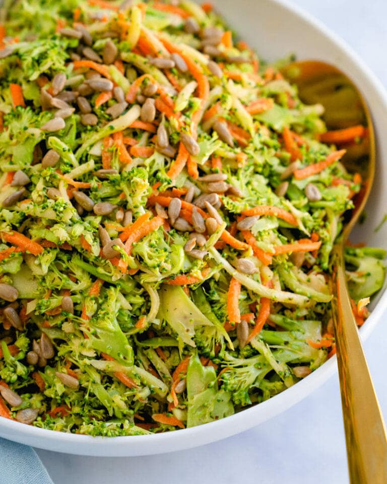 Classic Broccoli Slaw (Fresh & Easy!) A Couple Cooks