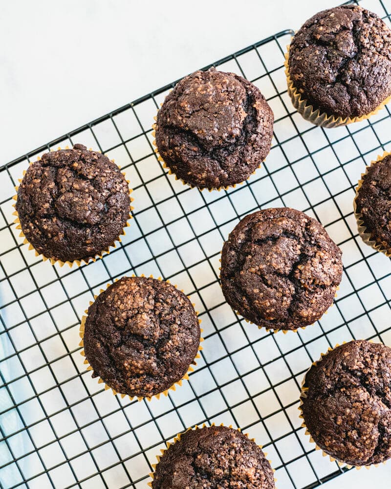 Chocolate banana muffins