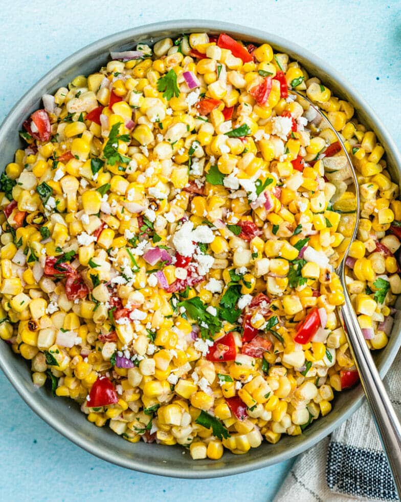*Best* Grilled Corn Salad A Couple Cooks