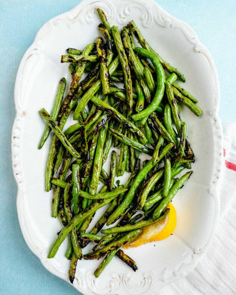 BEST Grilled Green Beans A Couple Cooks