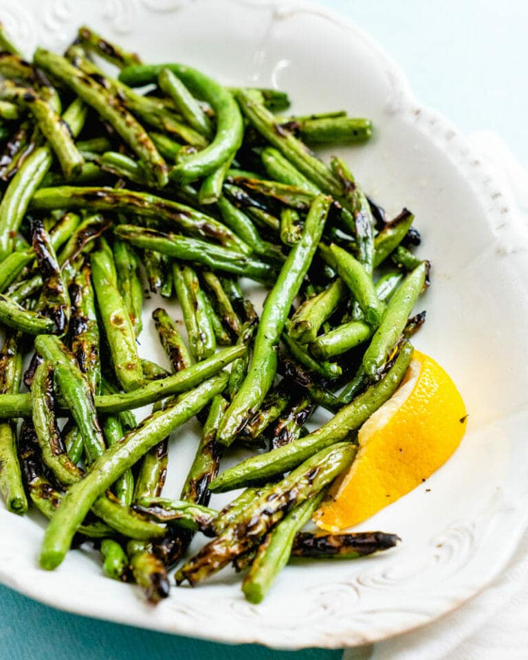 BEST Grilled Green Beans A Couple Cooks