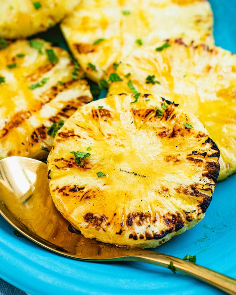 Grilled pineapple