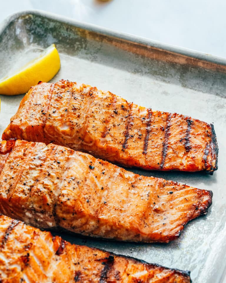 Grilled Marinated Salmon A Couple Cooks