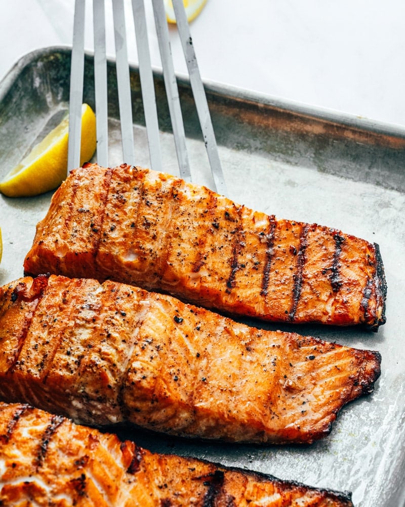 Grilled Salmon (Perfectly Seasoned!) – A Couple Cooks