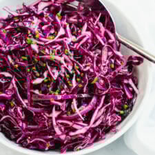 Simple Red Cabbage Slaw-image