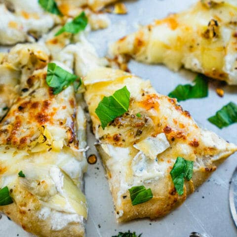 Pitza Ricolet Shrimp Pizza (3 Cheese!) – A Couple Cooks