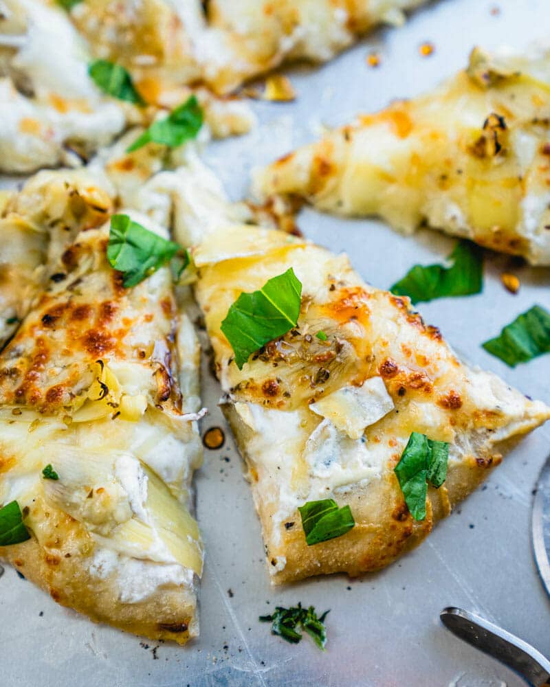 Ricotta pizza