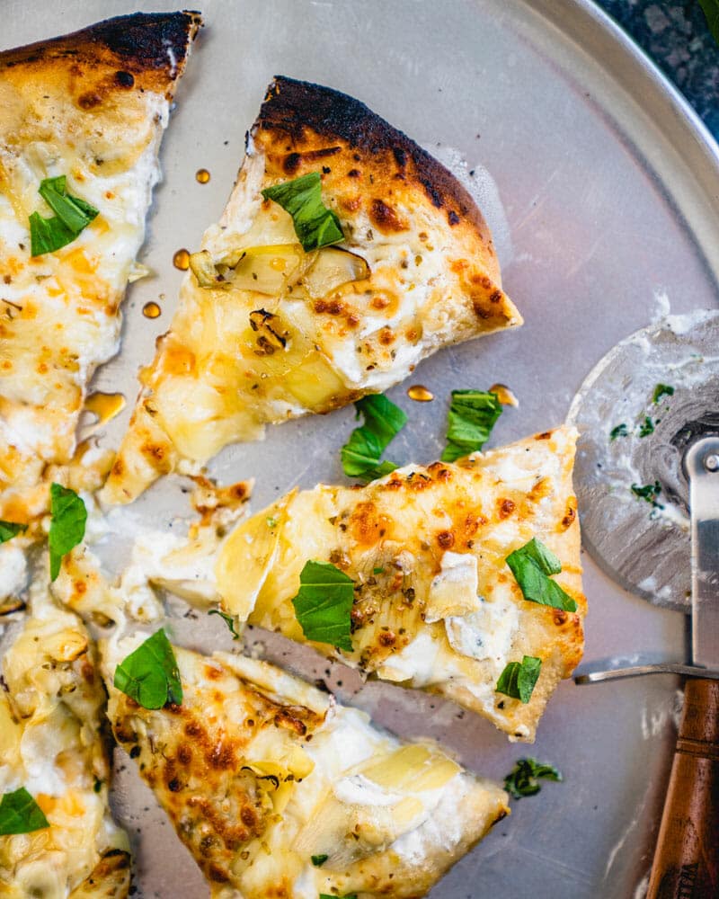 Ricotta pizza