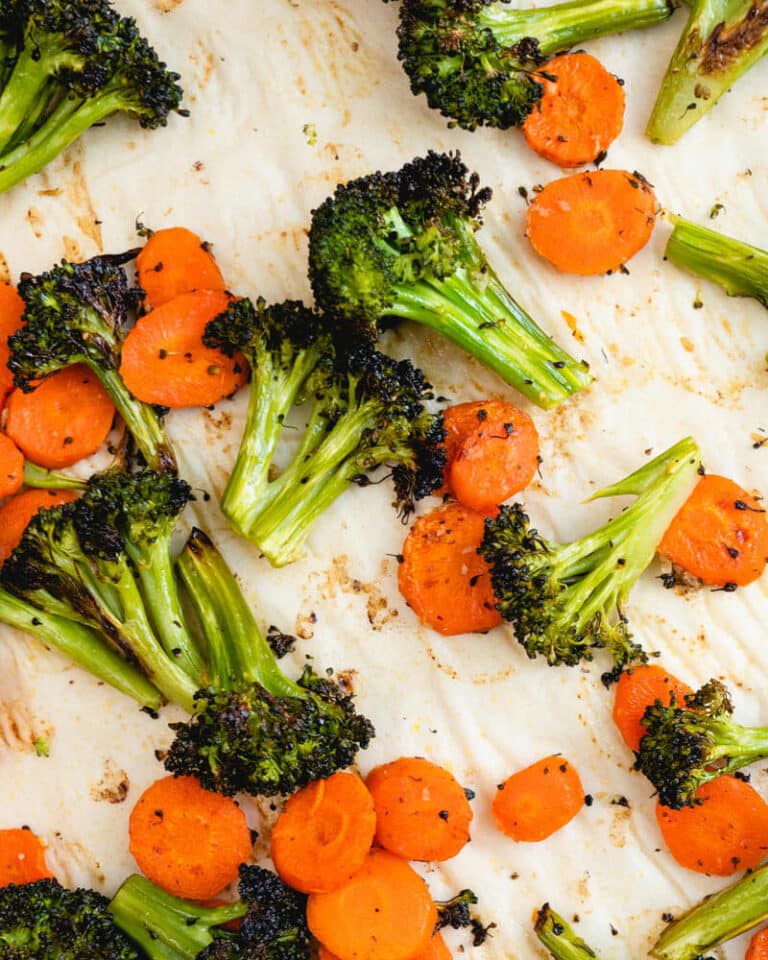 Easy Roasted Broccoli and Carrots A Couple Cooks