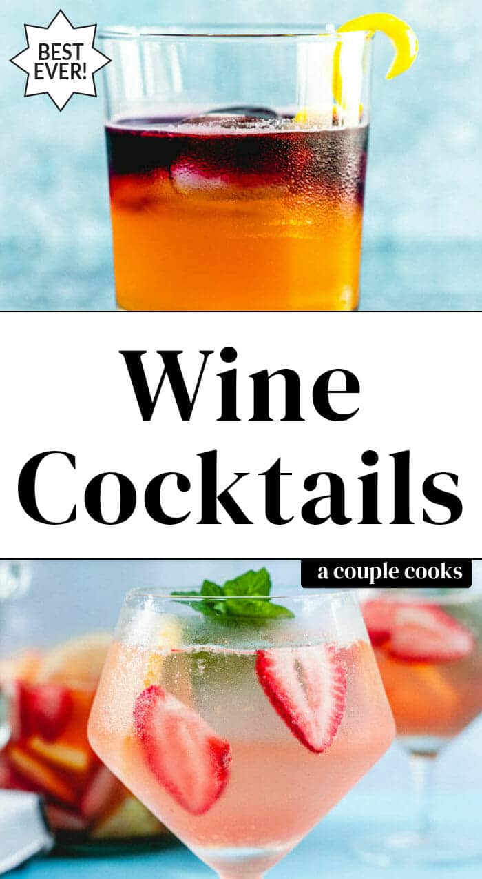 20 Popular Wine Cocktails A Couple Cooks