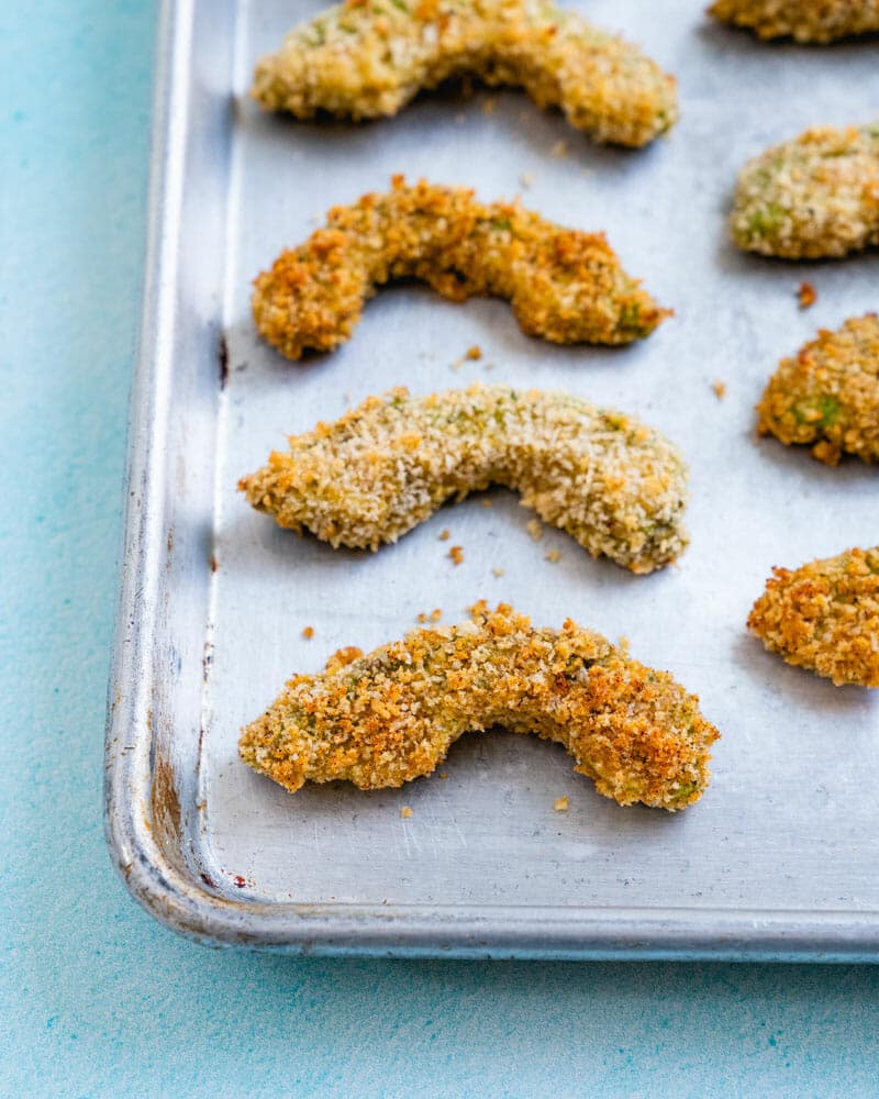 Baked avocado fries