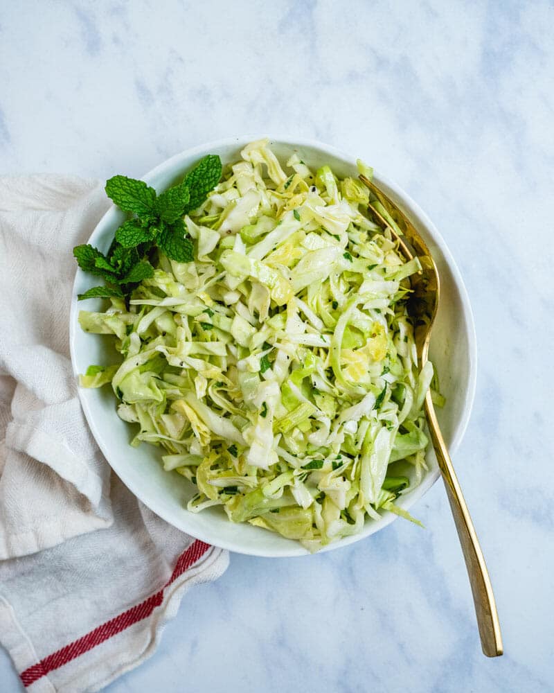 Easy Cabbage Salad – A Couple Cooks