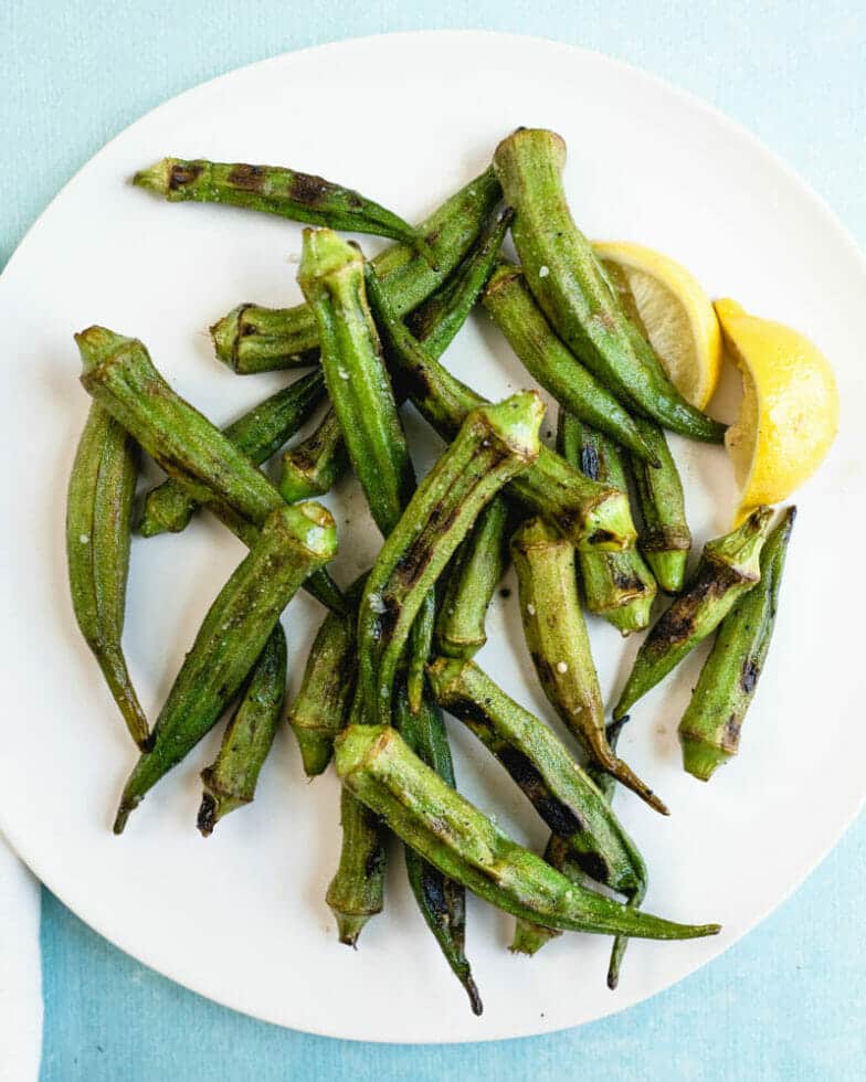 Easy Grilled Okra A Couple Cooks