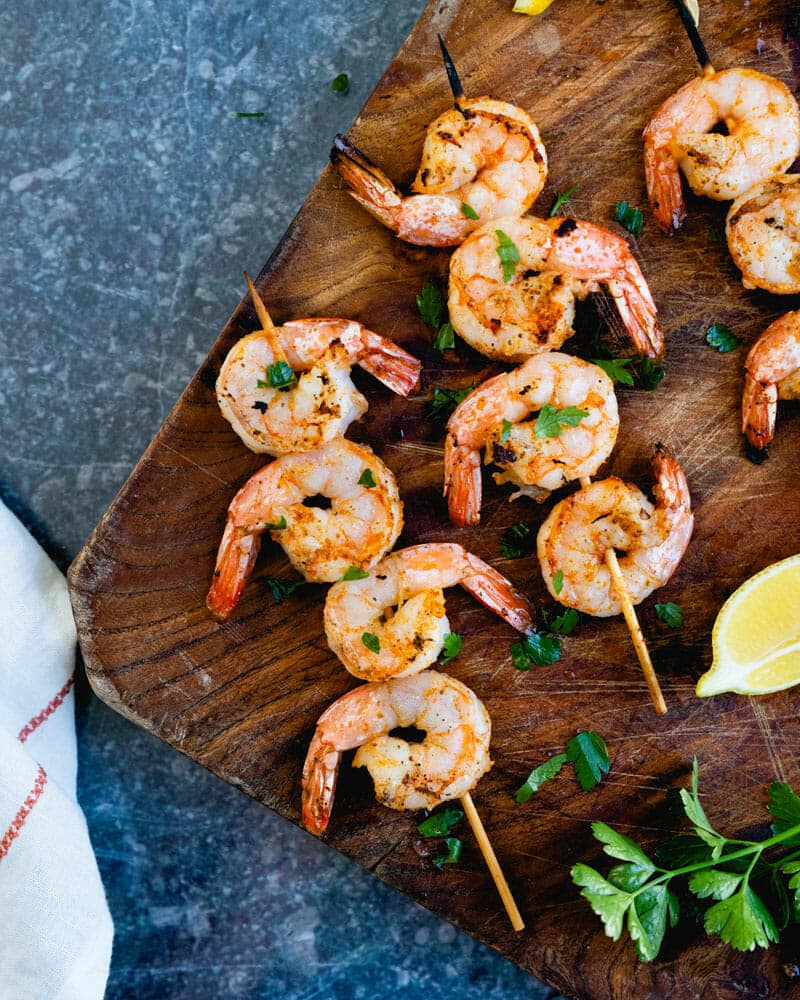 Grilled Shrimp Skewers Fast Easy A Couple Cooks