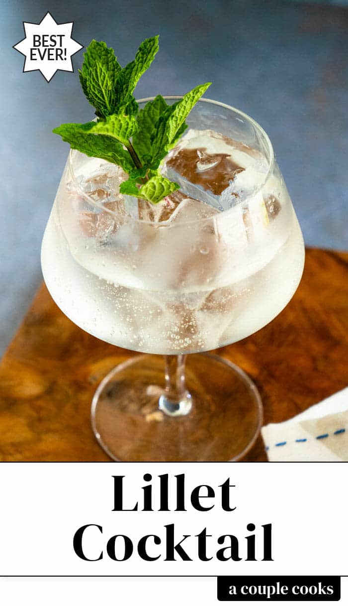 Lillet Cocktail (Lillet G&T!) – A Couple Cooks