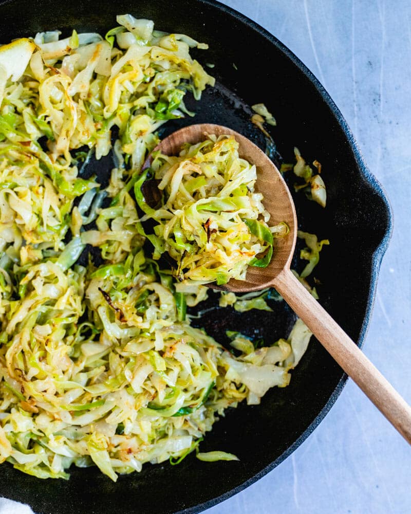 Sauteed cabbage