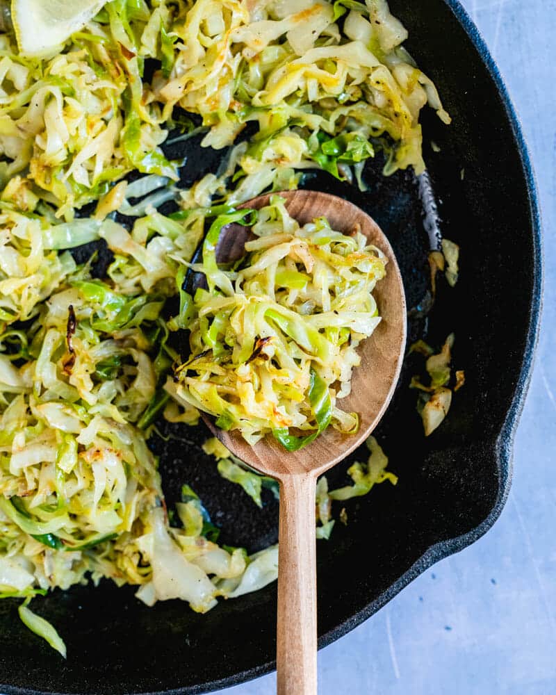 Sauteed cabbage