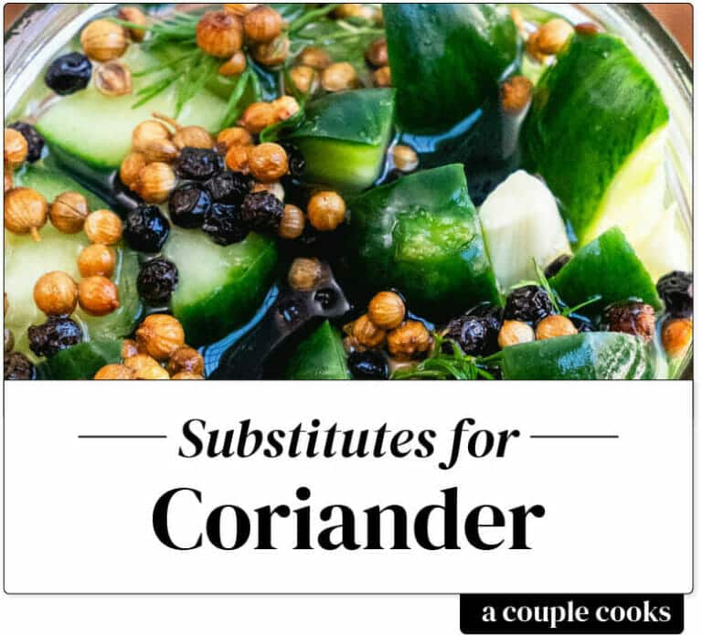 Best Coriander Substitute A Couple Cooks