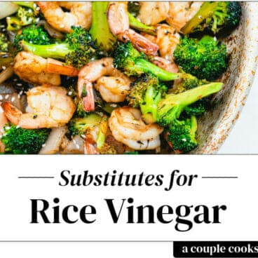 Rice vinegar substitute