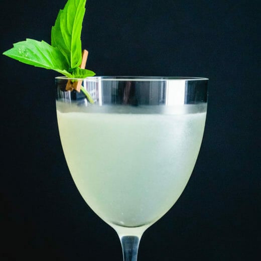 Gin & Basil Cocktail A Couple Cooks
