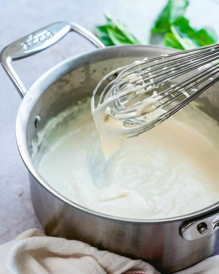 Easy Cream Sauce (Garlic Parmesan!) A Couple Cooks