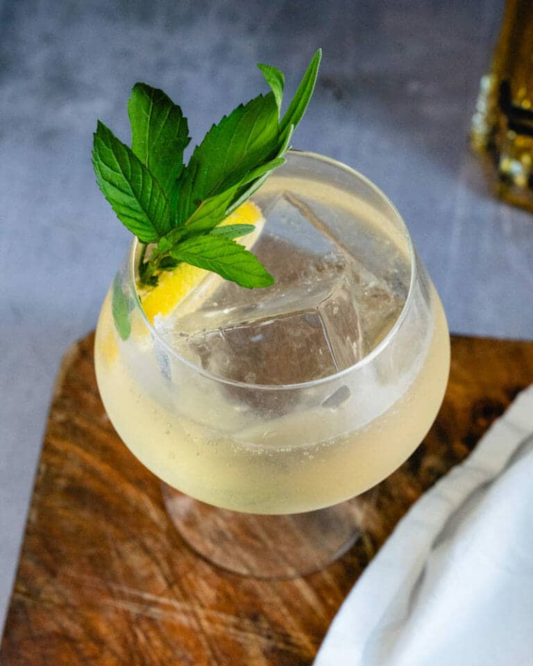 Elderflower Cocktail with Lemon A Couple Cooks