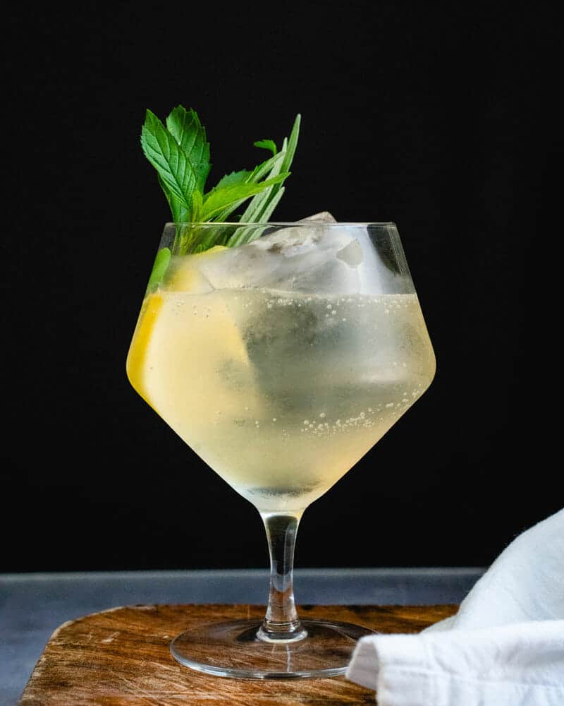 Elderflower Cocktail With Lemon A Couple Cooks Elderflower Cocktail With Lemon A Couple Cooks