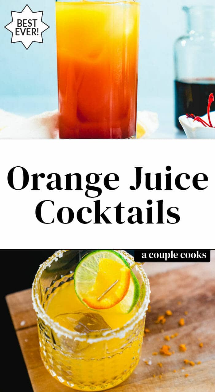 15 Orange Juice Cocktails to Try A Couple Cooks