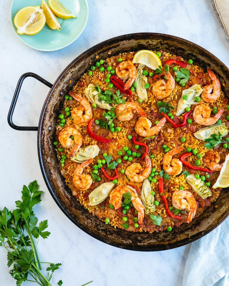 Spanish paella recipe