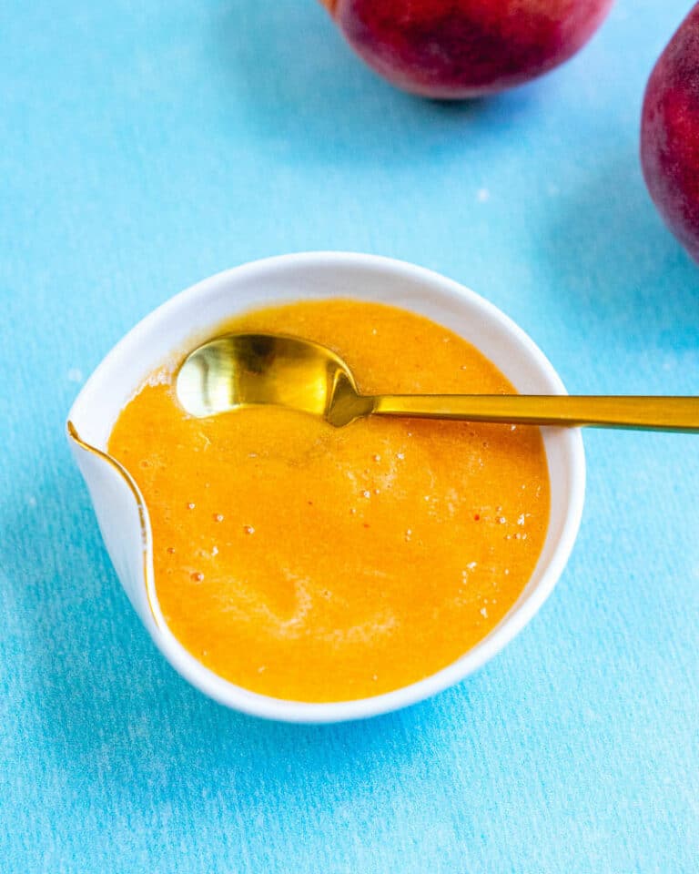 Easy Peach Puree Recipe A Couple Cooks