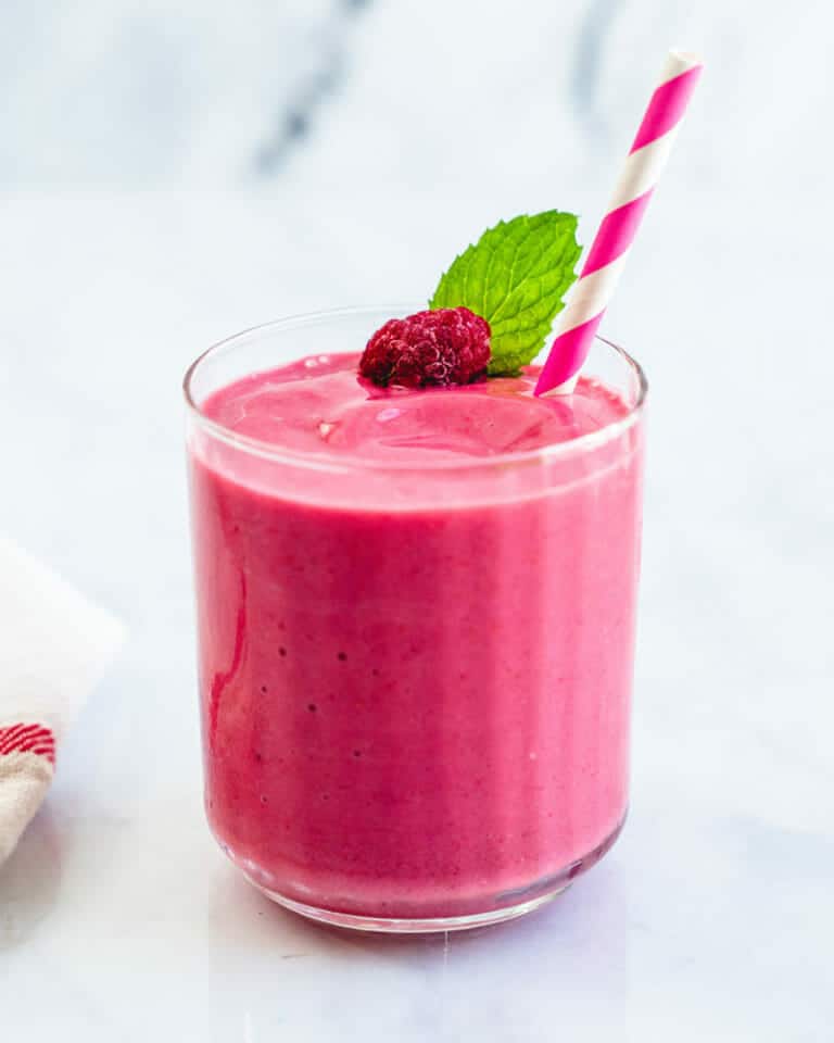 Perfect Raspberry Smoothie A Couple Cooks