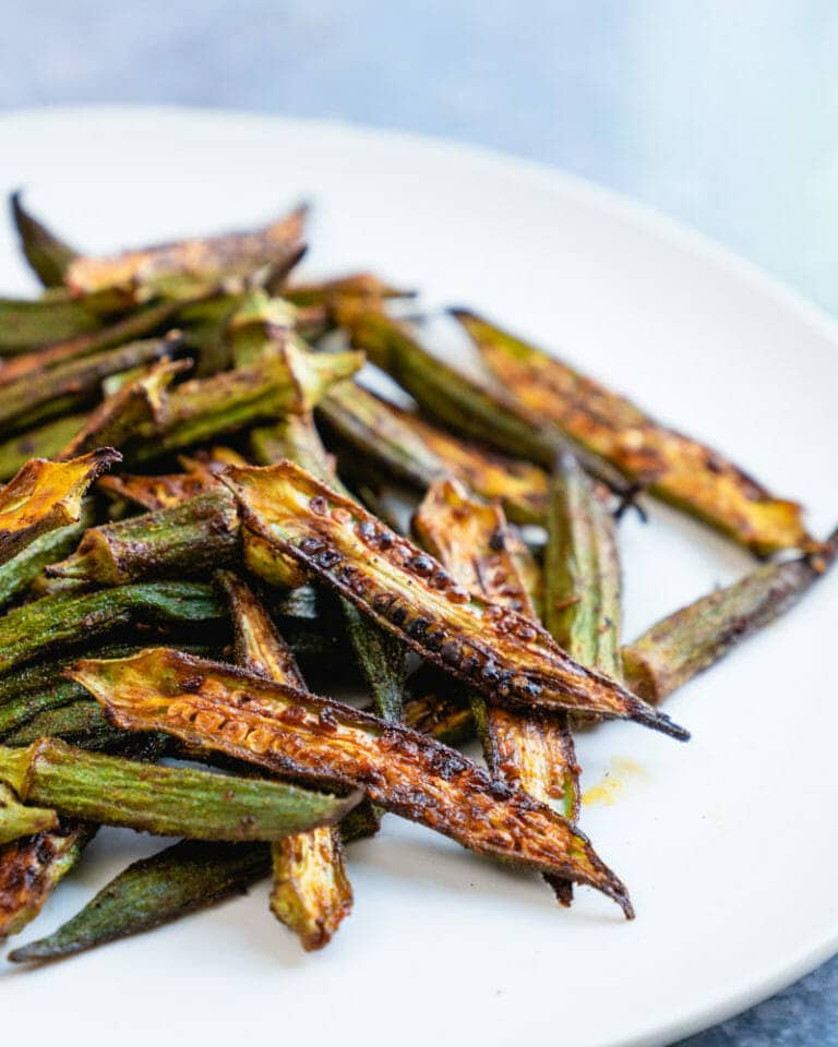 Easy Roasted Okra Recipe A Couple Cooks