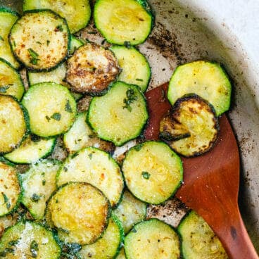 Sauteed zucchini