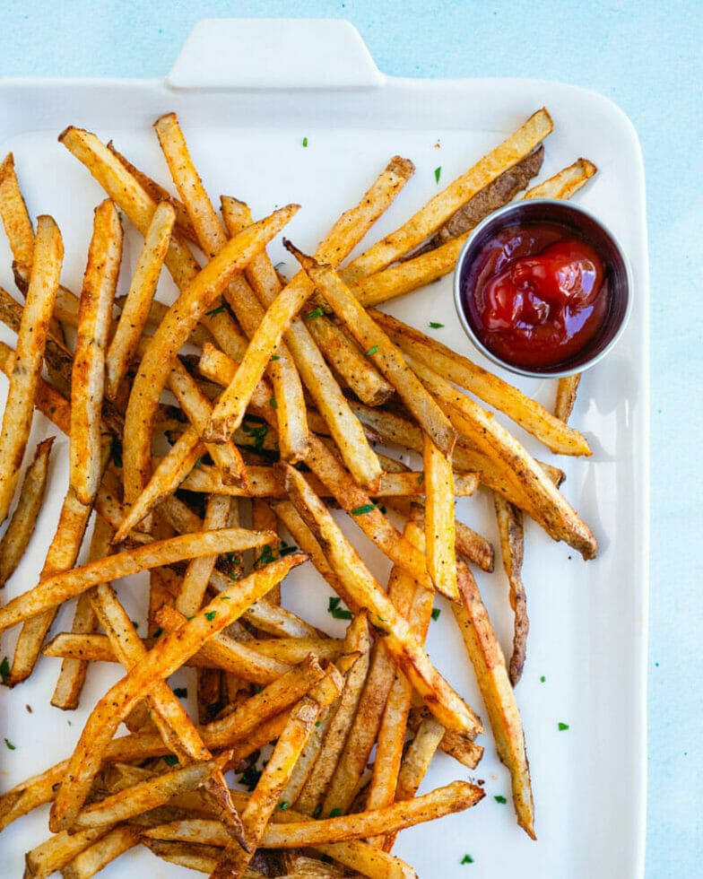 Ultimate Baked French Fries (So Crispy!) A Couple Cooks