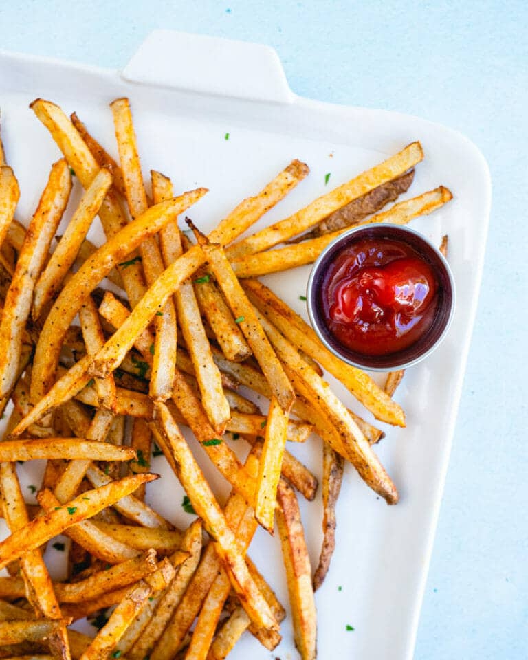 Ultimate Baked French Fries (So Crispy!) A Couple Cooks