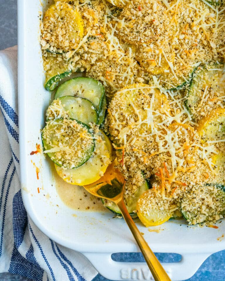 Squash and Zucchini Casserole A Couple Cooks