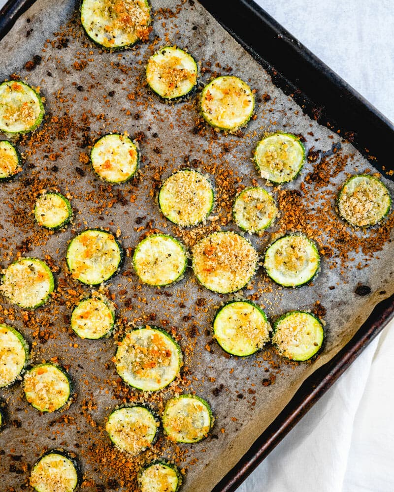 Roasted zucchini