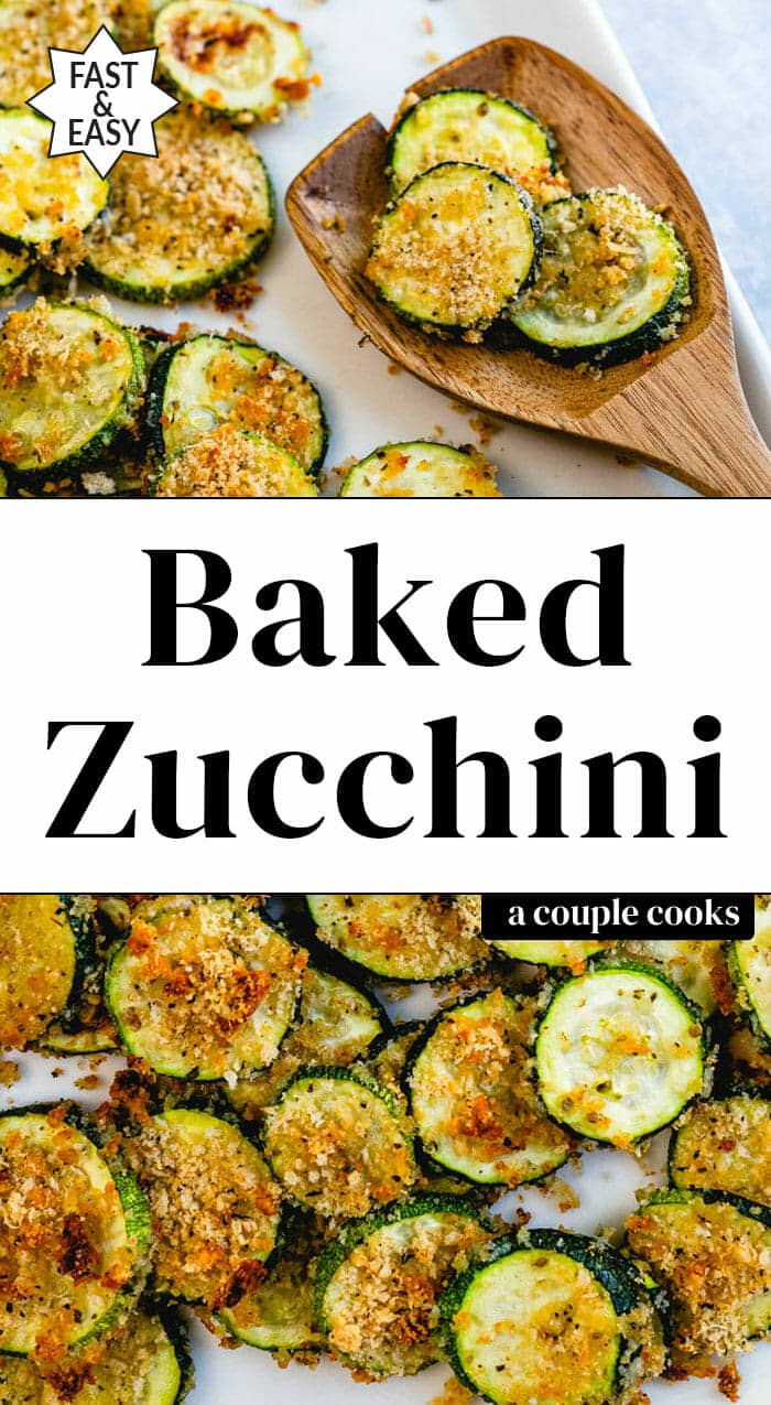 Baked Zucchini (Perfectly Seasoned!) A Couple Cooks