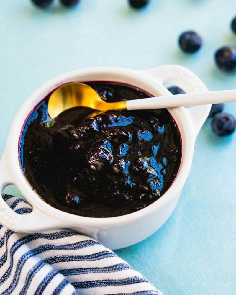 Blueberry compote