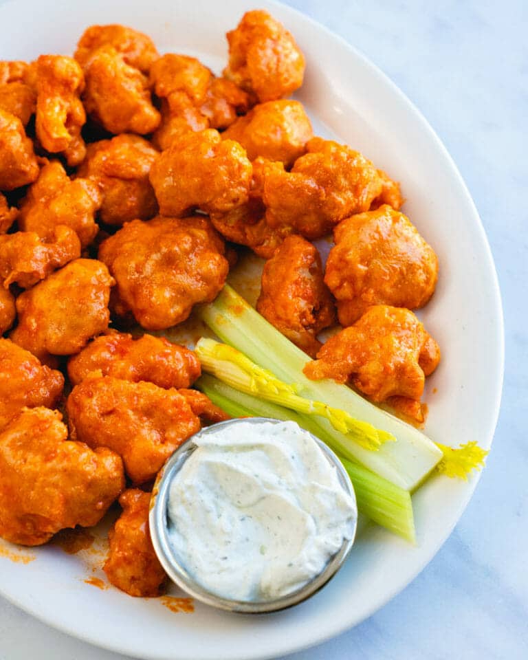 Buffalo Cauliflower Wings (Better Than Restaurant!) A Couple Cooks