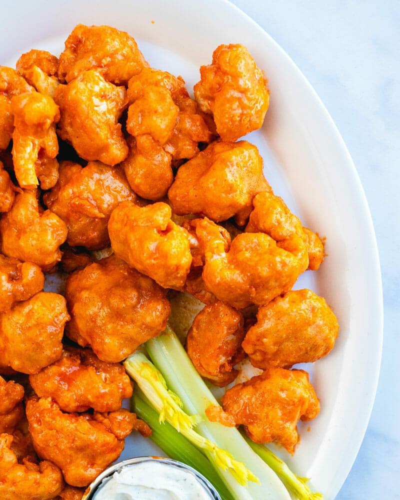 Buffalo Cauliflower Wings (Better Than Restaurant!) – Couple Cooks