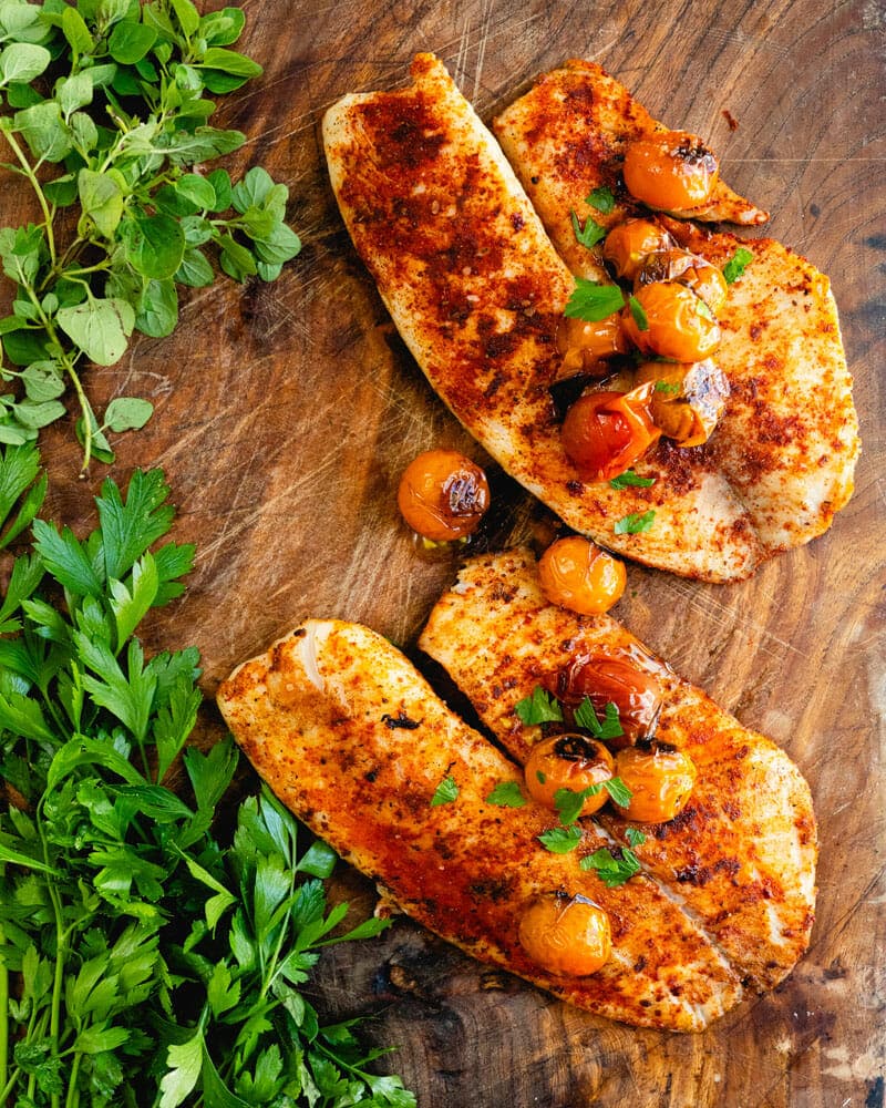 Easy grilled tilapia